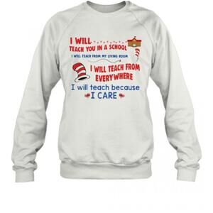 Dr Seuss I Will Teach Art Here Or There I Will Teach Art Everywhere T-Shirt
